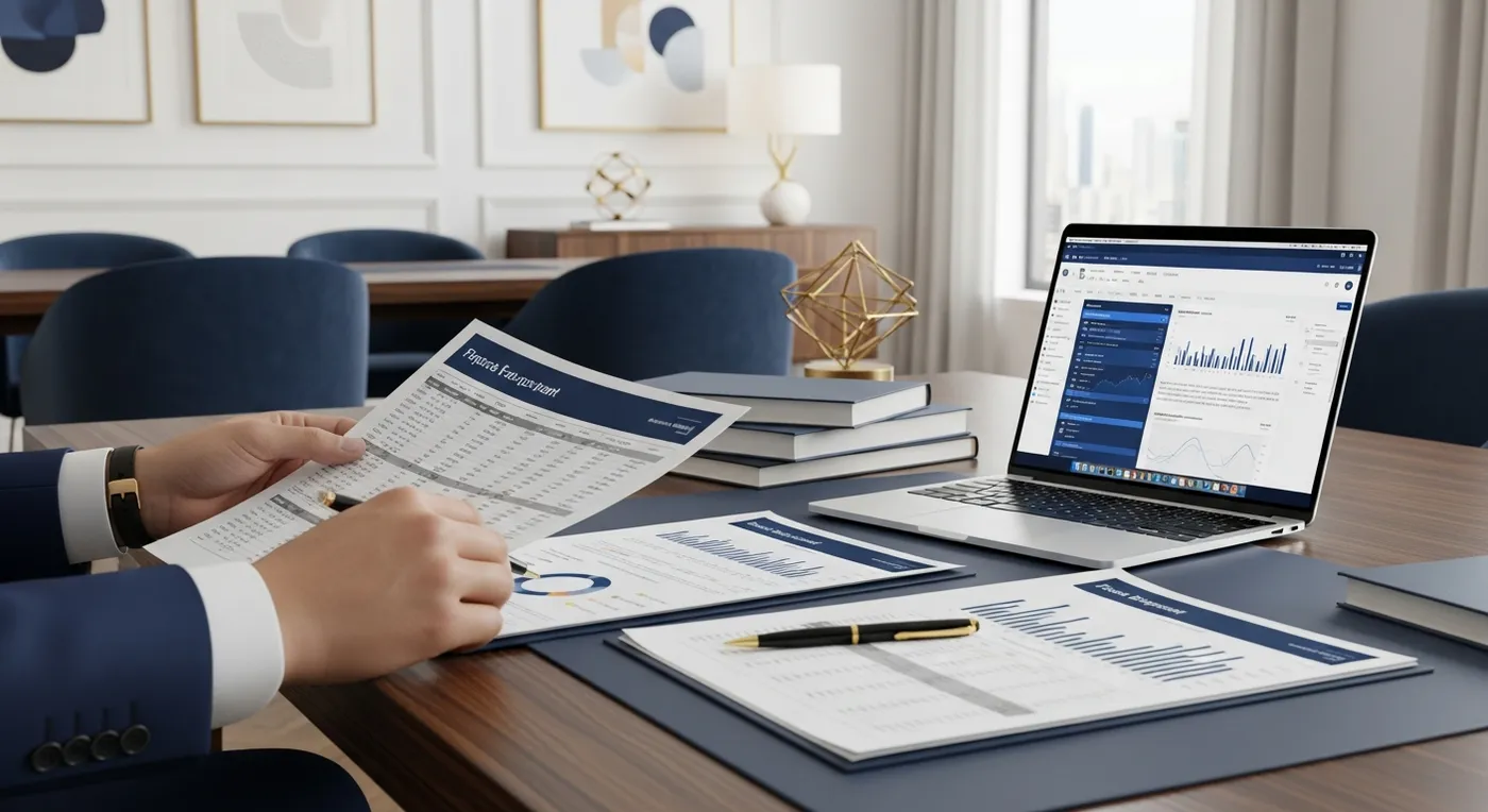 Professional financial reporting